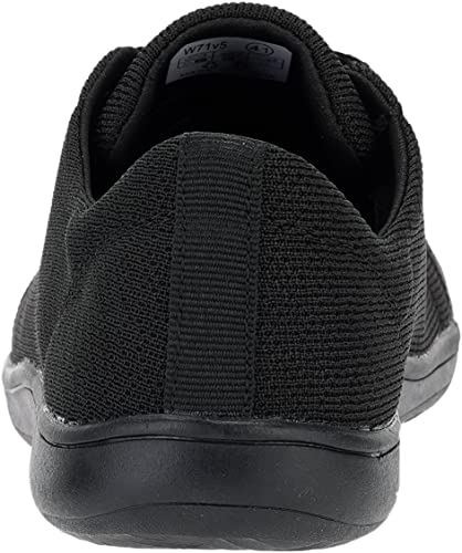WHITIN Women's Minimalist Barefoot Shoes Wide Width Toe Box Size 6 Low Zero Drop Sole Flat Running Casual Athletic Fashion Sneakers Ladies All Black 36