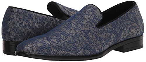 Stacy Adams Men's Savino Slip On Loafer, Black, 10.5