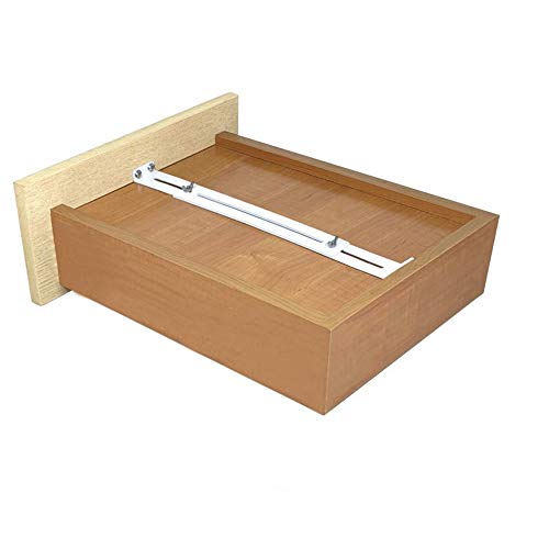 FRMSAET Drawer Repair Kit - Used to Reinforce and Repair Wooden/MDF/Chipboard Drawers Cabinet Reinforcement Heavy Duty Steel Hardware Furniture Accessories - Includes Screws (1 Pack)