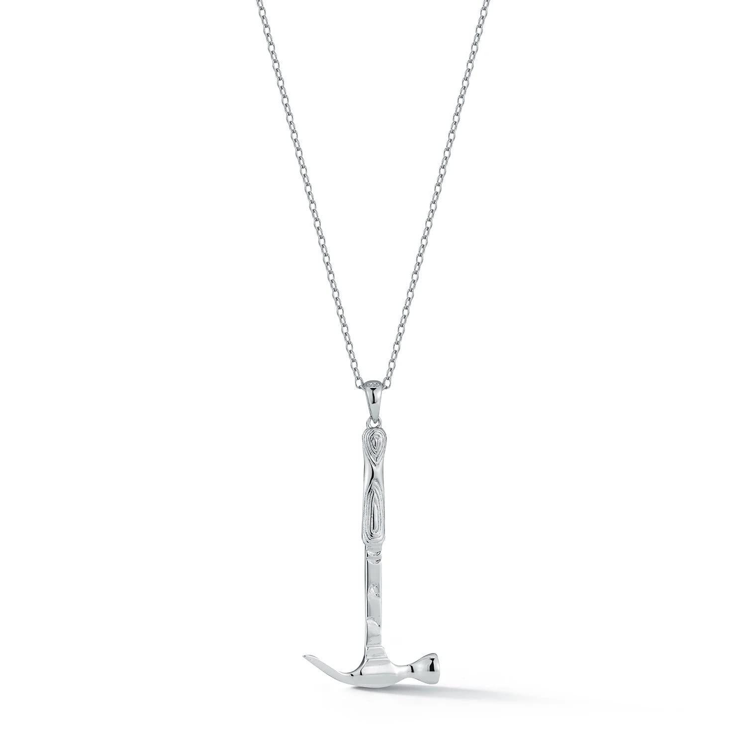 Mateo New York, Hammer Necklace, Silver