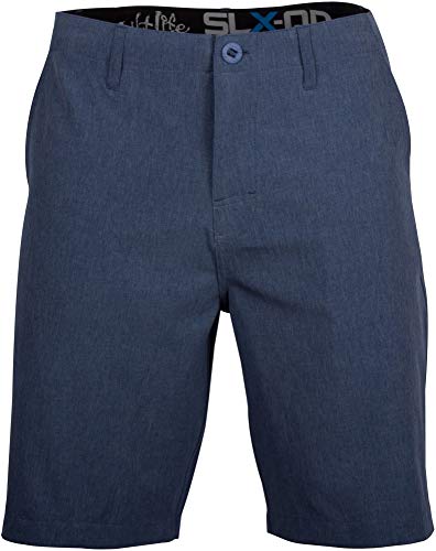 Salt Life Mens Transition Walkshort, Blue Fog, 28