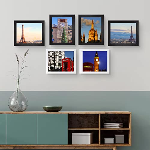 SESEAT 8x10 Picture Frame White, Display Pictures for Wall and Tabletop, 1 Pack