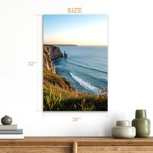 GagetElec Personalized Canvas Art - Custom Wall Decor Unique Gift Idea for Wedding & Anniversary，Thanksgiving Day，with Natural landscape theme (20" X 32")