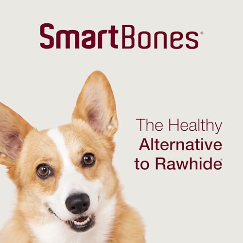 SmartBones SmartSticks, Treat Your Dog to a Rawhide-Free Chew Made With Real Meat and Vegetables, 10 Count (Pack of 1)