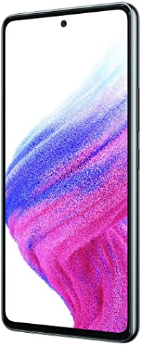 Samsung Galaxy A53 5G A Series Cell Phone, Factory Unlocked Android Smartphone, 128GB, 6.5” FHD Super AMOLED Screen, Long Battery Life, US Version, Black (Renewed)