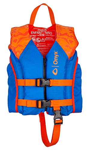 ONYX All Adventure Child Paddle & Water Sports Life Jacket, Orange