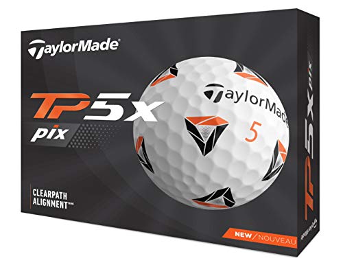TaylorMade Golf 2021 TP5X Golf Balls White