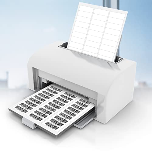 30 UP Labels 1" X 2-5/8" FBA Labels White Shipping Address Labels for Laser and Ink Jet Printer, 30 per Page Labels (100 Sheet, 3000 Labels)