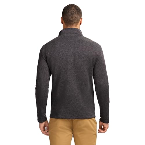 IZOD Men's Thermosoft Quarter Zip Sweater Fleece Pullover, Bright Cobalt