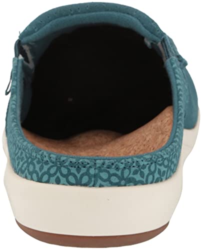 REVITALIGN Women's Siesta Suede Mule, Blue Coral, 12