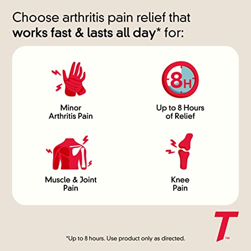 Tylenol 8 Hour Arthritis Pain Relief Extended-Release Tablets, 650 mg Acetaminophen, Joint Pain Reliever & Fever Reducer Medicine, Oral Pain Reliever for Arthritis & Joint Pain, 24 Count