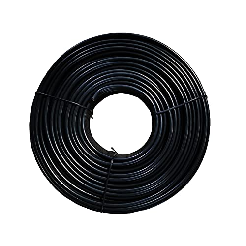 Cableague 12/2 Low Voltage Landscape Lighting Wire 100ft 12AWG*2C Waterproof Conductor Outdoor Direct Burial 100 feet Black