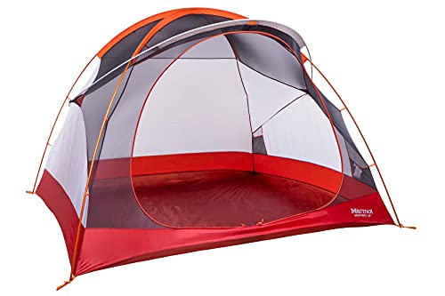 Marmot Midpines 4-Person Tent | Weather-Resistant and Durable, Orange Spice/Arona