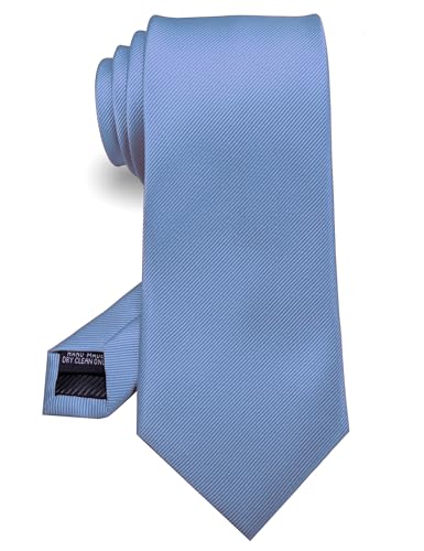 RBOCOTT Silk Maroon Tie Business Wedding Formal Necktie for Men (Maroon)