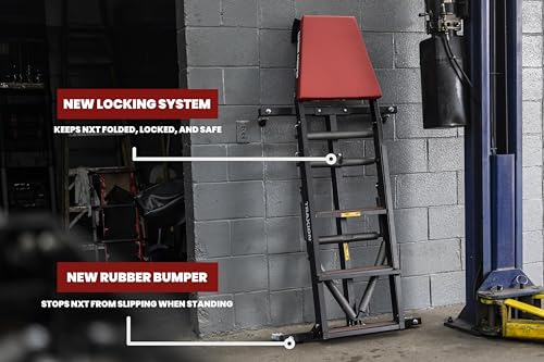 Traxion 3-200 NXT Foldable Topside Automotive Engine Creeper, Black