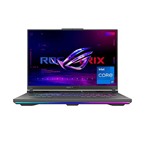 ASUS ROG Strix G16 (2023) Gaming Laptop, 16” 16:10 FHD 165Hz, GeForce RTX 4060, Intel Core i7-13650HX, 16GB DDR5, 512GB PCIe SSD, Wi-Fi 6E, Windows 11, G614JV-AS73, Eclipse Gray