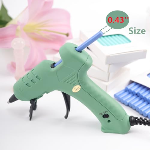 Grey Blue Sealing Wax Sticks, ONWINPOR 20 Pieces Glue Gun Gray Blue Wax Seal Sticks Wax Stamp, Easy Melting Wax Seal Sticks for 0.43'' Glue Gun Wax Sealing Sticks (20, Grey Blue)