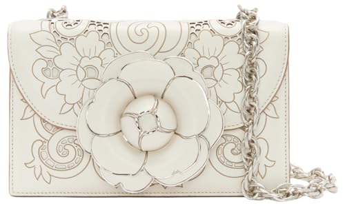 Oscar de la Renta, Laser Cut TRO Bag, Ivory