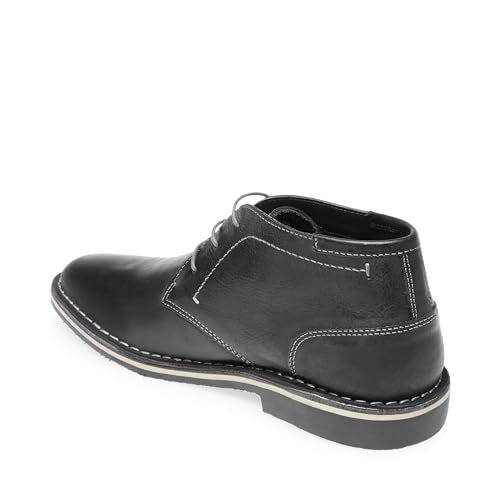 Steve Madden Men's Harken Chukka Boot, Black, 10 M US