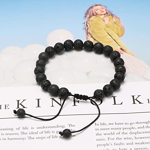 JoycuFF Long Distance Relationship Birthday Gifts For Boyfriend Men Women Him Or Her King And Queen Crown Couples Bracelets Matching Gifts For Anniversary Valentine's Day Birthday Christmas