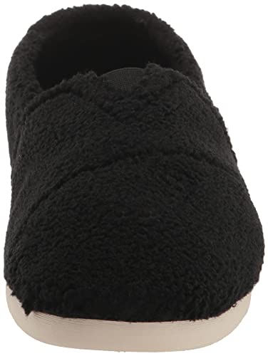 TOMS Men's Alpargata 3.0 Loafer Flat, Black Faux Shearling, 13