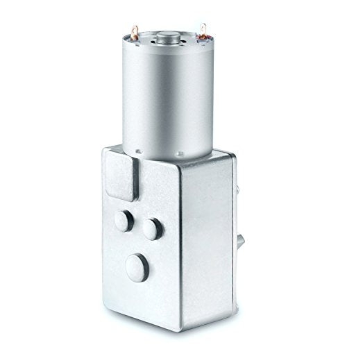 Greartisan DC 5V 0.5RPM Turbo Worm Geared Motor High Torque Turbine Worm Gear Box Reduction Motor 6mm Shaft JSX5300-370