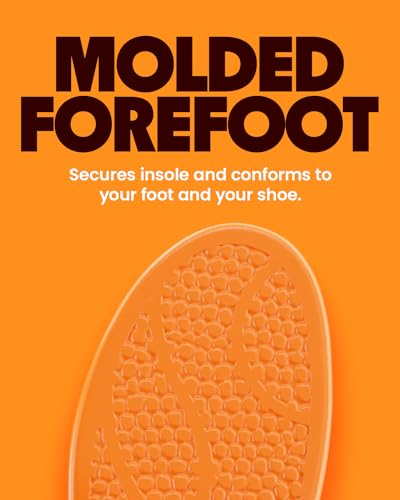 MOVE All Day Comfort Insole - Extra Plush Foam Insole for Stress Reduction on Feet, Knees, Back, Shock Absorbing, Walking, Foot Cushion, Comfort, Arch Support, and Work Boots (M15-15.5/WM16.5-17)