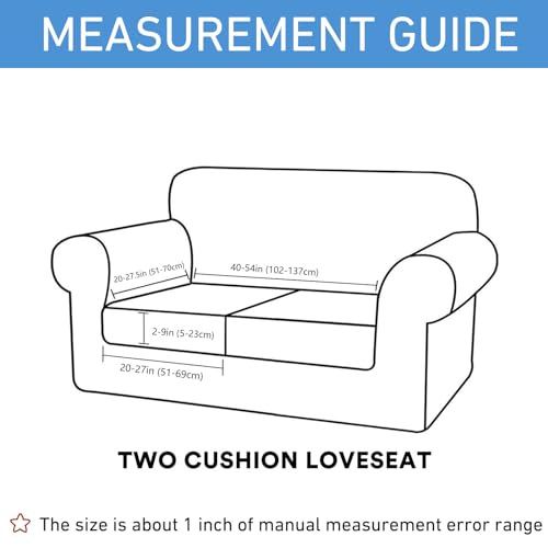 hyha Jacquard Couch Cushion Covers, Magic Sofa Covers Washable, Stretch Couch Covers for 3 Cushion Couch, Diamond Lattice, Thick Sofa Couch Covers for Sectional Sofa (1 Cushion Sofa, Wine Red)