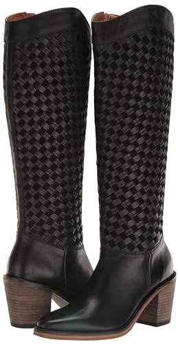 Lucky Brand Women's Abeny Cut-Out Knee-High Boot Fashion, Chocolate, 11