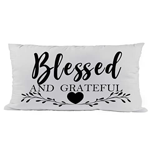 ZNGFON Bless This Home and All who Enter Throw Pillow Covers 18x18 Inch Home Room Bed Sofa Decor，Housewarming Gift