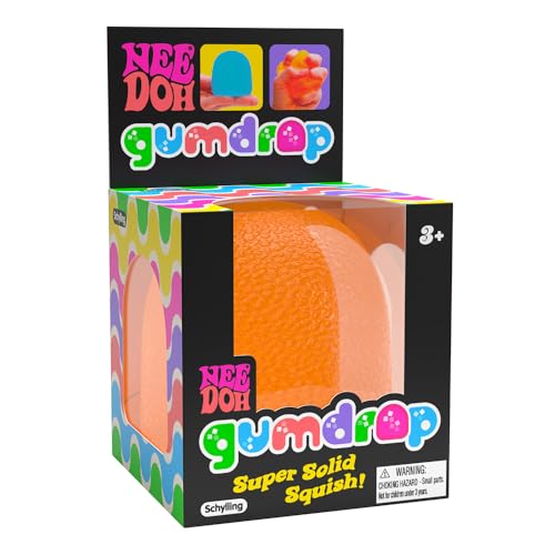 Schylling NeeDoh Dream Drop - Sensory Squeeze Toy with Dreamy Smooth Squeeze - 3" Tall - Color May Vary (Pack of 1)