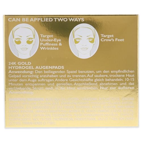 Peter Thomas Roth | 24K Gold Pure Luxury Lift & Firm Hydra-Gel Eye Patches | Anti-Aging Under-Eye Patches, Help Lift and Firm the Look of the Eye Area