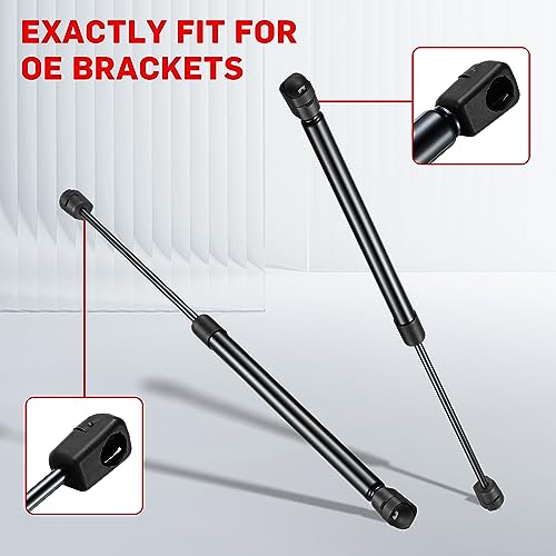 BDFHYK ML3385 15inch 400N/90lbs Gas Shocks Struts Lift Support for Leer Camper Shell Rear Topper Window Pickup Cap Canopy Toolbox Cabinet Lid Motorhome Door Gas Springs Set of 2