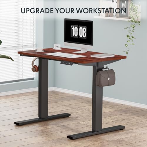 FLEXISPOT Standing Desk Electric Sit Stand Desk with 48 x 24 Inches Ergonomic Memory Controller Adjustable Height Desk with USB Charging Ports