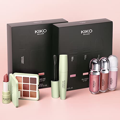 KIKO Milano Glossy Lip Set | 2 Lip Glosses And 1 Lip Cream