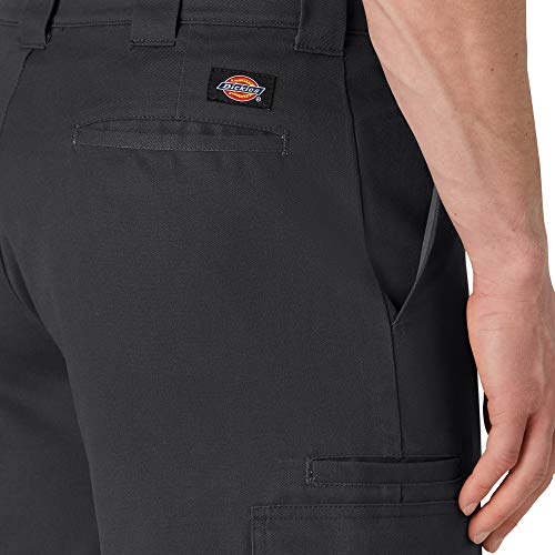 Dickies Men's Cooling Temp-iQ Active Waist Twill Cargo Shorts, Black, 30