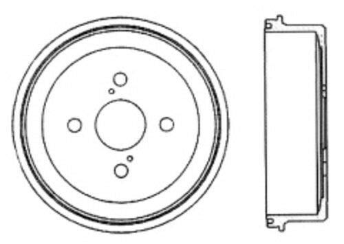 Centric 123.44032 C-Tek Automotive Rear Brake Drum for Selected Chverolet, Toyota Model Year