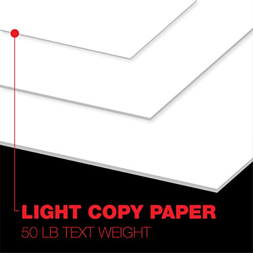 Accent Opaque White Printer Paper, 11” x 17” 20lb Bond/50lb Text Copy Paper – 500 Sheets (1 Ream) – Premium Computer Paper with Smooth Finish, 97 Bright, 74gsm – Multipurpose White Paper – 109371R