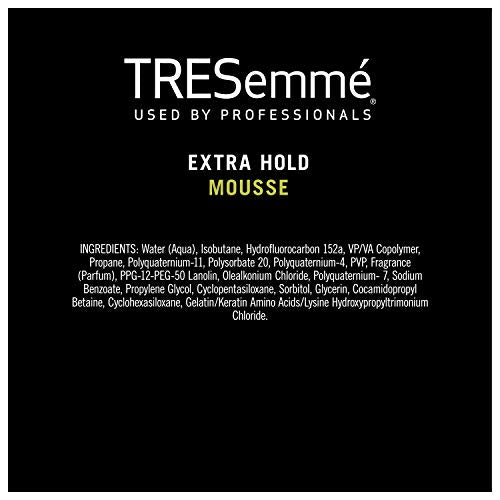 TRESemmé TRES Two Extra Hold Styling Mousse for All Day Humidity Resistance, Extra Firm Control - 15 oz