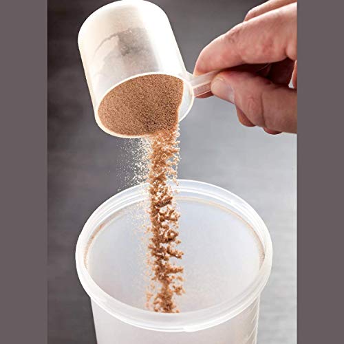 Plastic Measuring Scoop, 4 Tablespoon (60 cc | 1/4 Cup | 2 oz. | 60 mL) Long Handle Spoons for Powders, Granules, Coffee, Pet Food, Baking Supplies, Protein and Other Dry Goods, BPA Free (Set of 100)