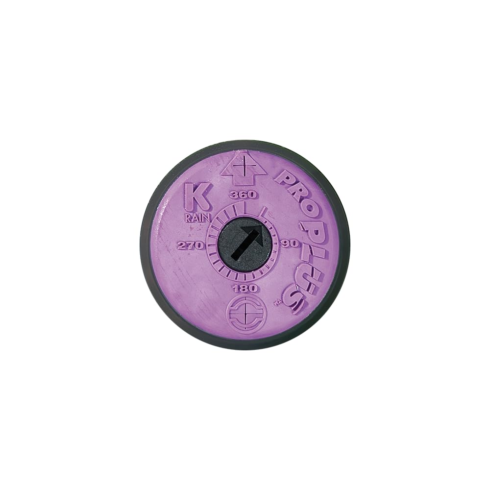 K Rain ProPlus 3/4" Reclaimed Water (RCW) Gear Drive Rotor Sprinkler 4 1/2" Pop-Up | 22' - 50' Spray Distance, 40° - 360° Arc Spray Pattern with Full-Circle | Includes Install Kit (4 Pack)