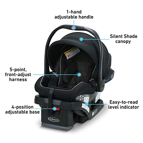 Graco SnugRide SnugLock 35 LX Infant Car Seat, Baby Car Seat Featuring TrueShield Side Impact Technology