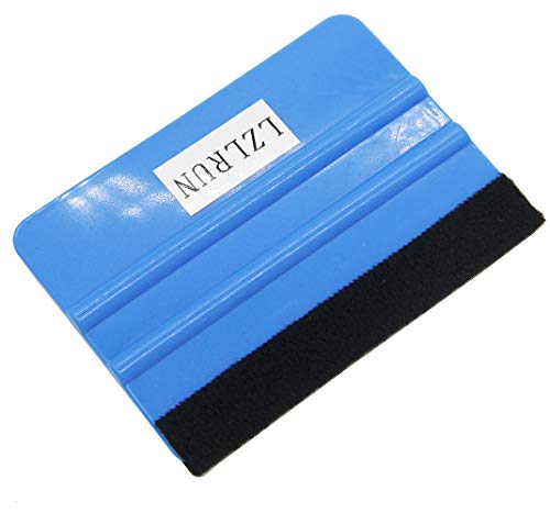 LZLRUN 5D Carbon Fiber Vinyl Wrap - Outdoor Rated for Automotive Use - 1ft x 5ft Including Squeegee and Black Felt Applicator