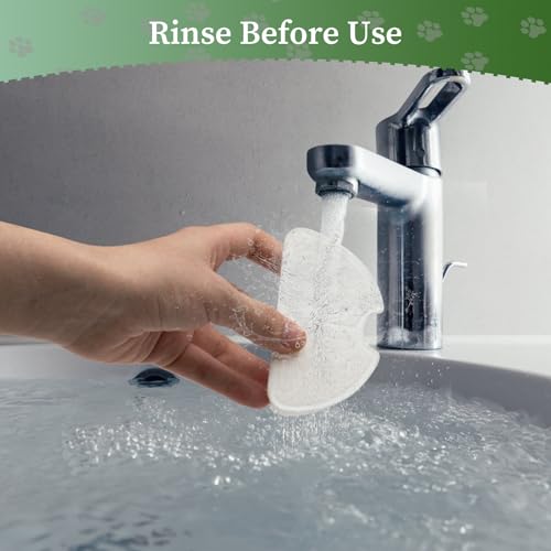 3 Pack Replacement Filters & 3 Pack Replacement Pre-Filter Sponges for 2.2L/74oz Automatic Pet Water Fountain Stainless Steel Cat Water Fountain Replacement Cat Drinking Fountain Filters