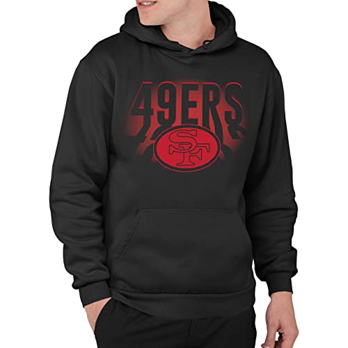 Junk Food Clothing x NFL - Houston Texans - Team Spotlight - Unisex Adult Pullover Fleece Hoodie for Men and Women - Size Small
