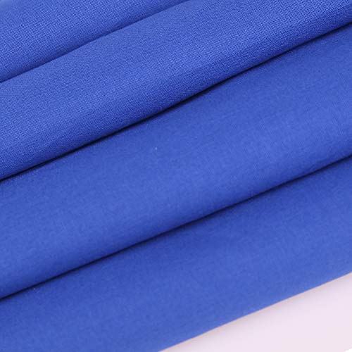 GSKAIWEN 10x20ft/3x6m Photo Studio 100 Percent Pure Cotton Muslin Collapsible Blue Screen Backdrop Curtain Background for Photography, Video and Television (Stand NOT Included)