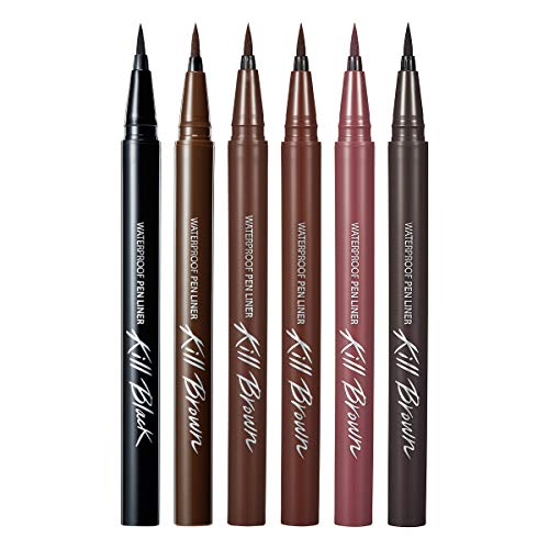CLIO Superproof Pen Liquid Eye Liner | Precision Tip, Long Lasting, Smudge-Resistant, High-Intensity Color (001 BLACK, Pack of 1)