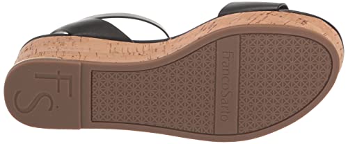 Franco Sarto Womens Presley Platform Wedge Sandal Multi Snake Print Faux Leather 8.5 M
