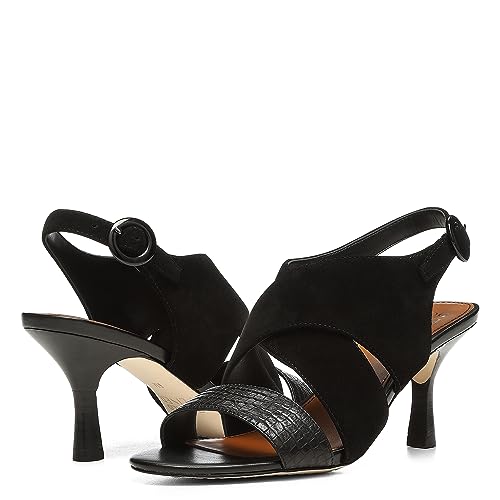 Donald Pliner Women's Ianna Suede Heeled Sandal, Sand, 11