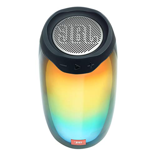 JBL Pulse 4 - Waterproof Portable Bluetooth Speaker with Light Show - Black